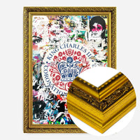 King Charles III Emblem Graffiti Print
