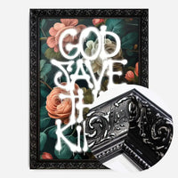 God Save The King Spray Paint Print