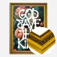 God Save The King Spray Paint Print