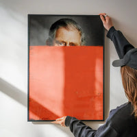 King Charles III Dipped Paint Print