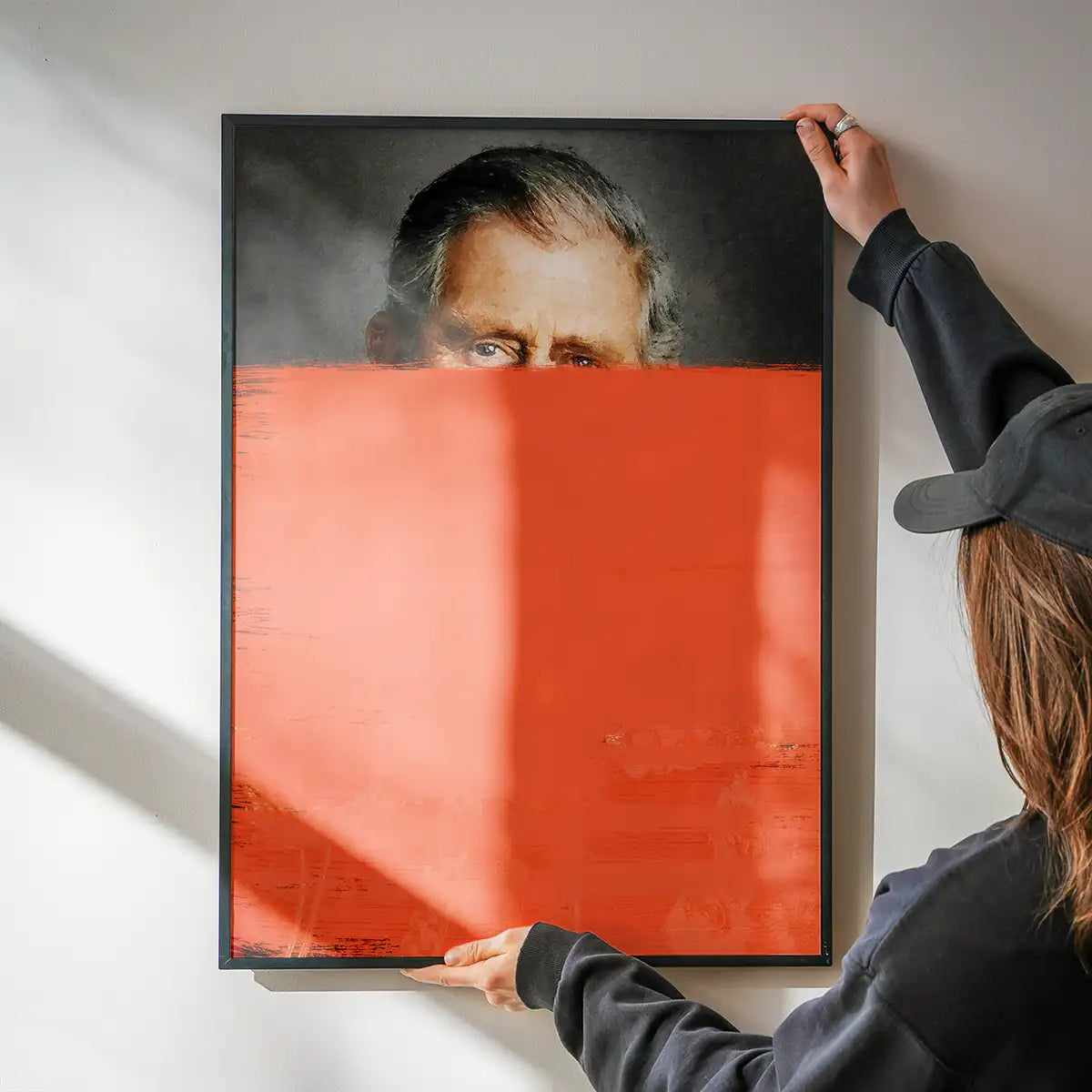 King Charles III Dipped Paint Print