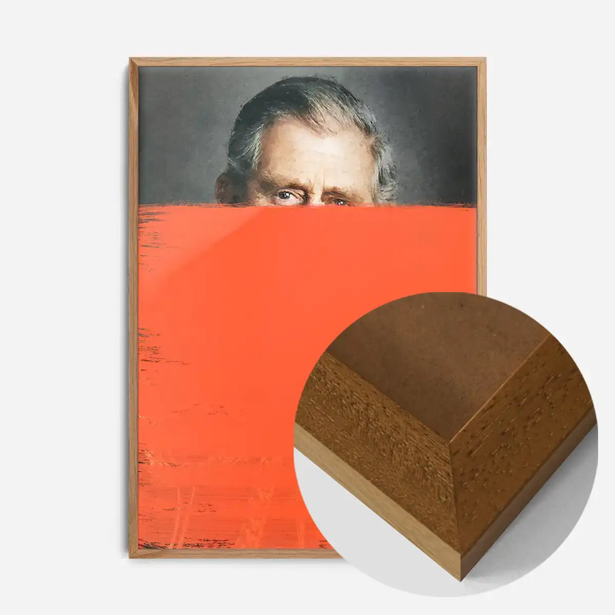 King Charles III Dipped Paint Print