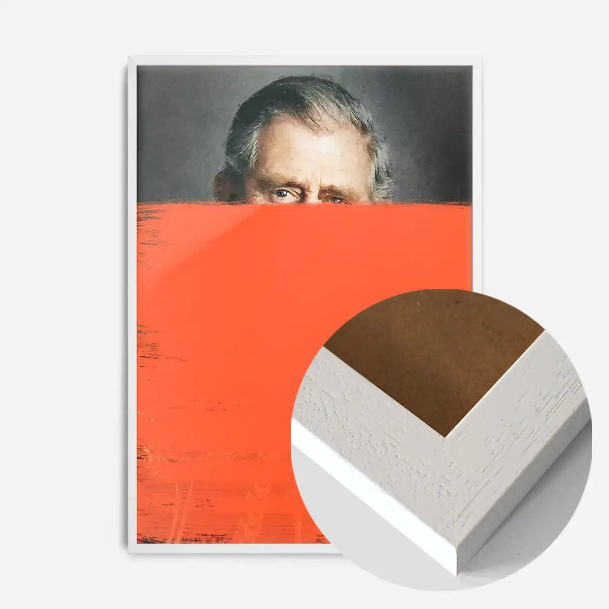 King Charles III Dipped Paint Print