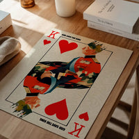 King Charles III Playing Card King of Hearts Print