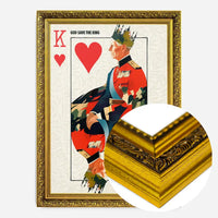 King Charles III Playing Card King of Hearts Print