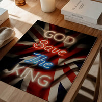 God Save The King Neon Print