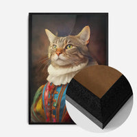 Rainbow Cat Animal Portrait Print