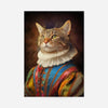 Rainbow Cat Animal Portrait Print