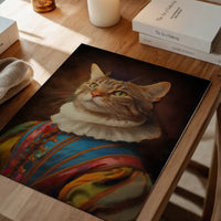 Rainbow Cat Animal Portrait Print