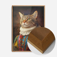 Rainbow Cat Animal Portrait Print