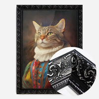 Rainbow Cat Animal Portrait Print