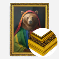 Rainbow Bear Animal Portrait Print