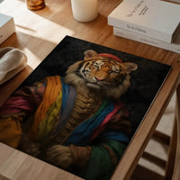 Rainbow Tiger Animal Portrait Print
