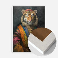 Rainbow Tiger Animal Portrait Print