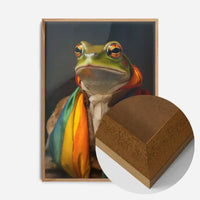 Rainbow Frog Animal Portrait Print