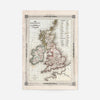1852 Vuillemin Map of the British Isles