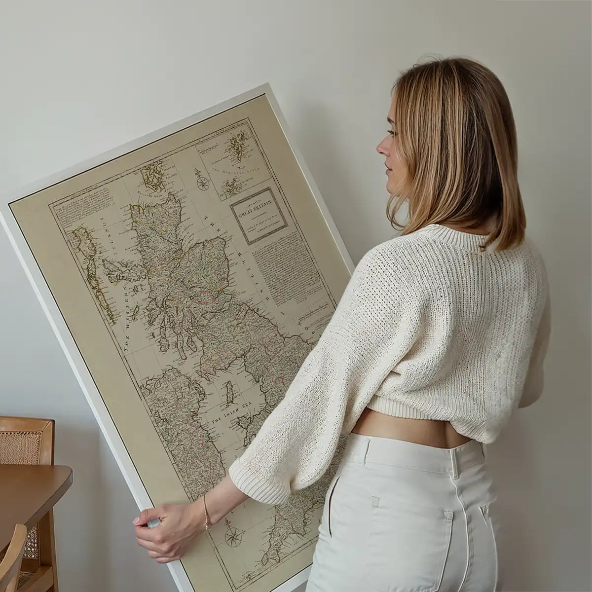 A new map of Great Britain by Herman Moll