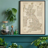 A new map of Great Britain by Herman Moll