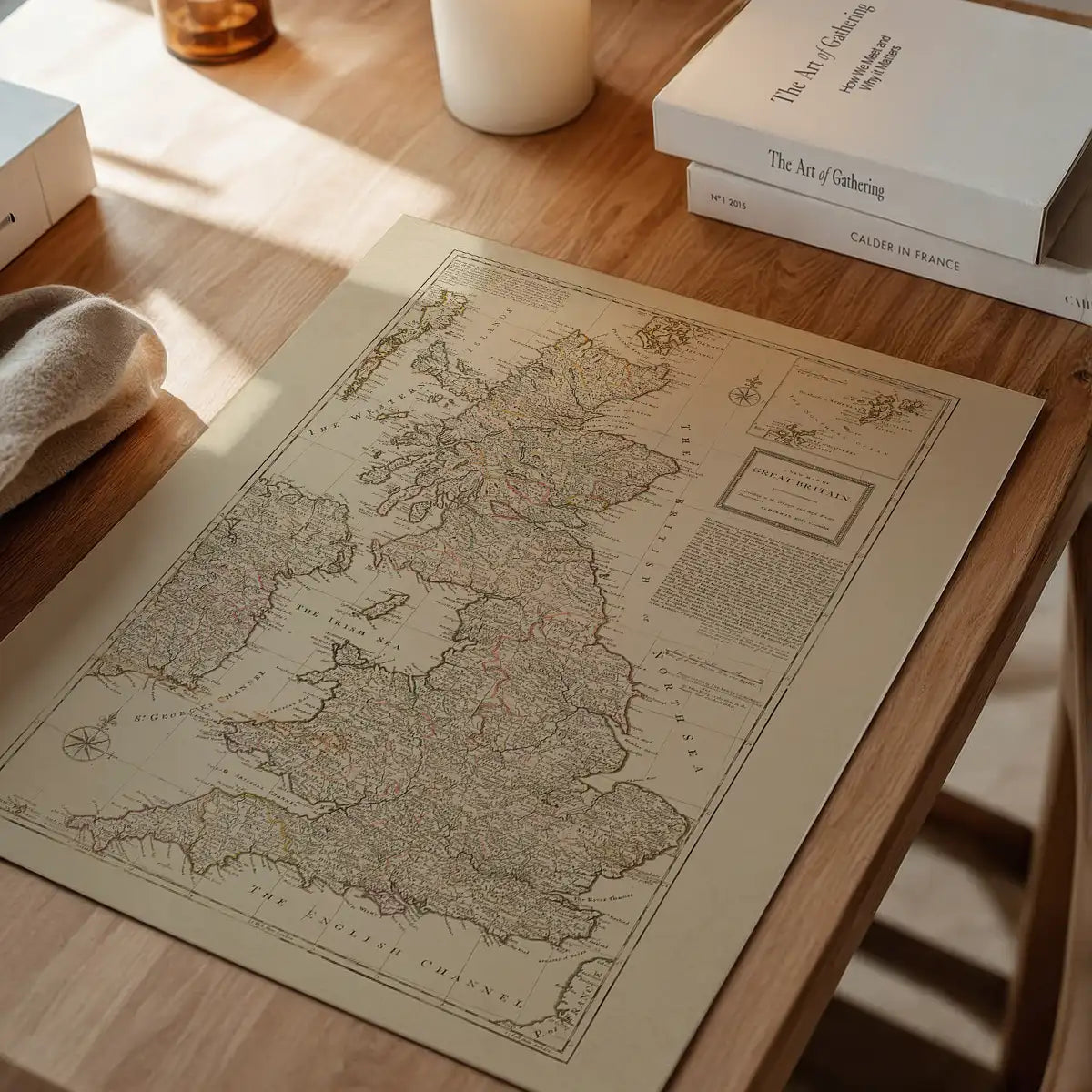 A new map of Great Britain by Herman Moll