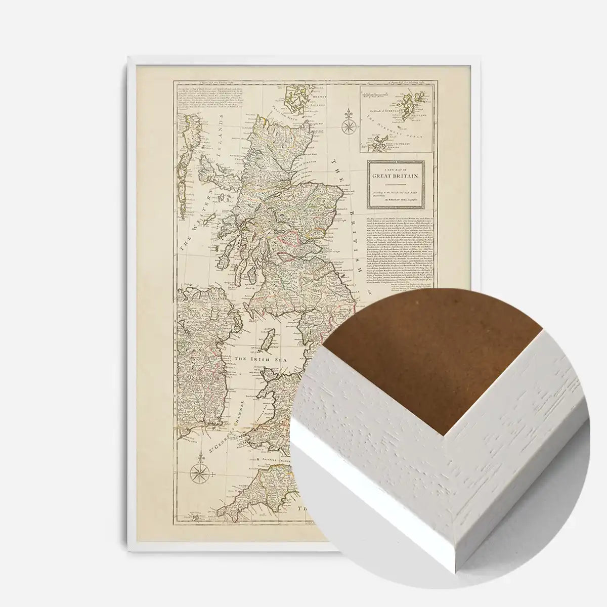 A new map of Great Britain by Herman Moll