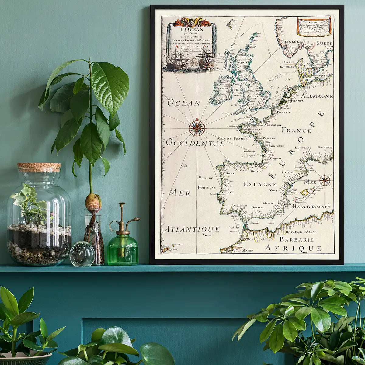 Matthaus Merian Map of Europe