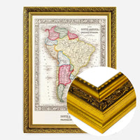 1863 Map of South America and Political Divisions