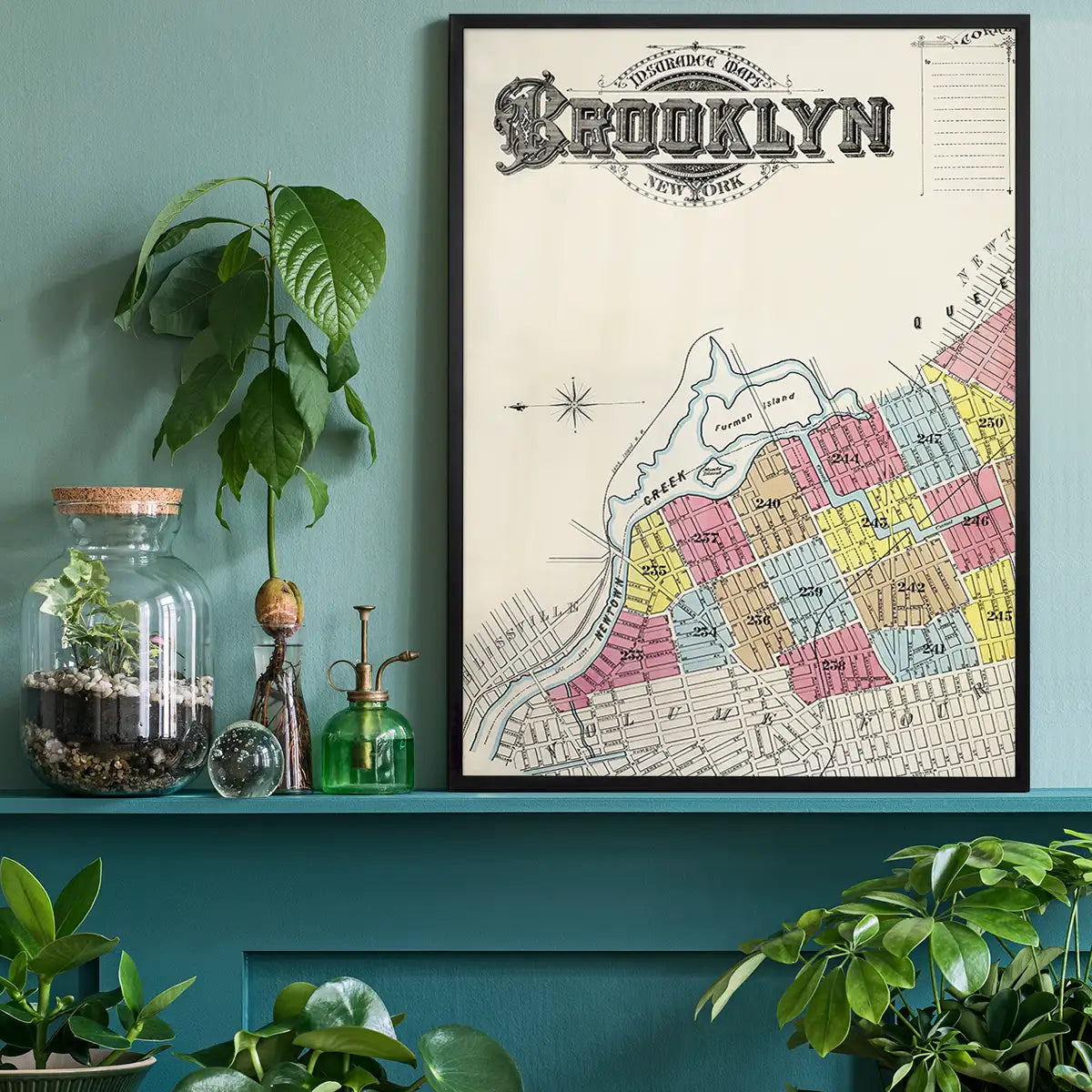 Brooklyn Fire Insurance Map New York 1888