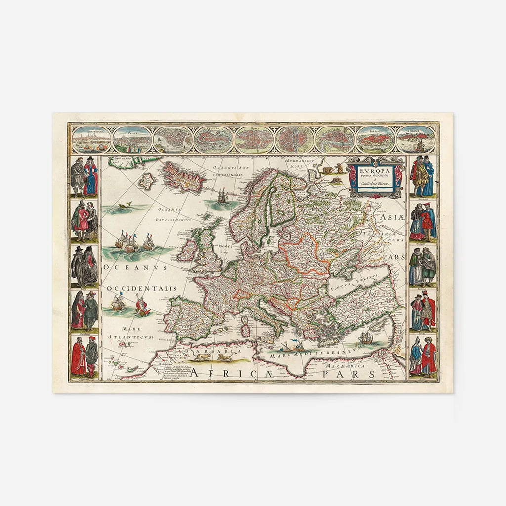 17th Centure European Map