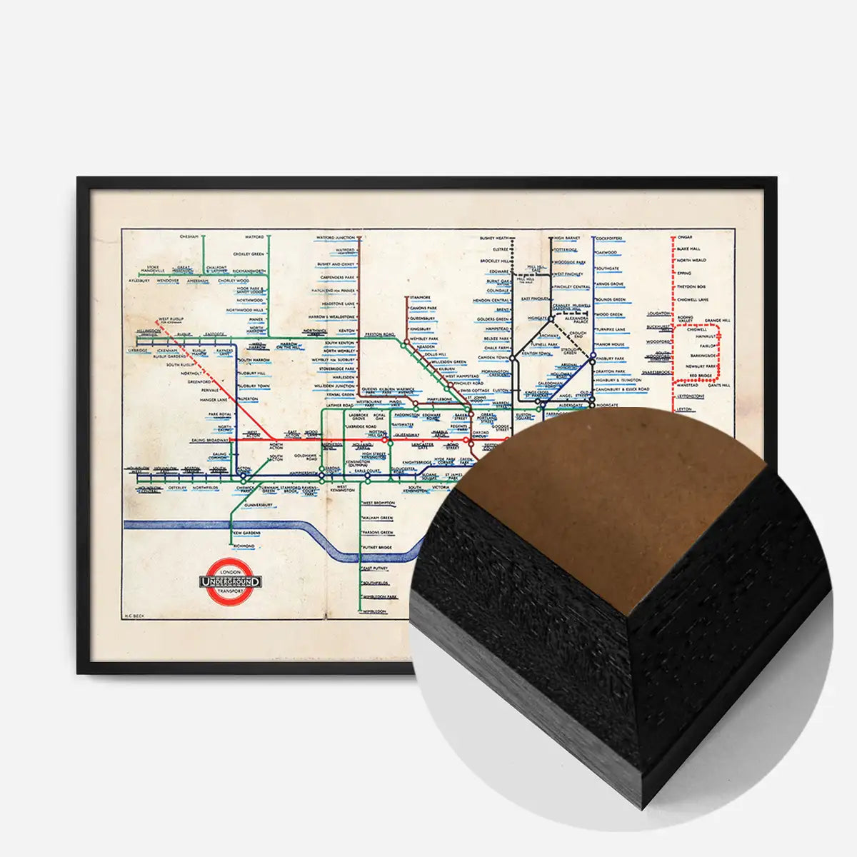 1947 London Underground Map