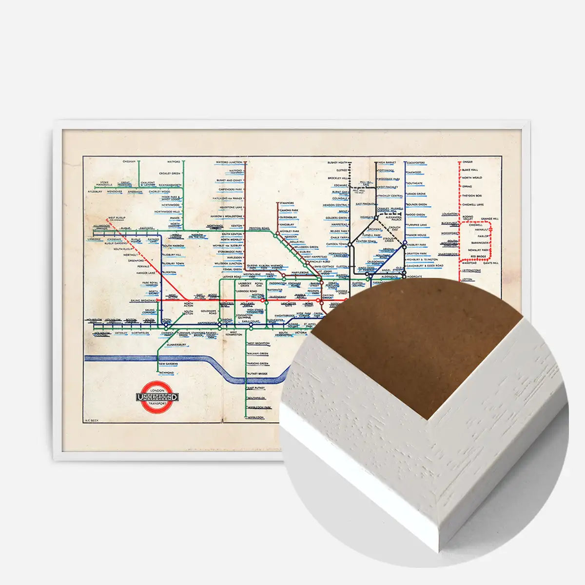 1947 London Underground Map