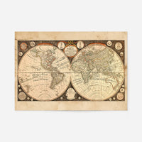 Captain Cook new Discoveries World Map 1799
