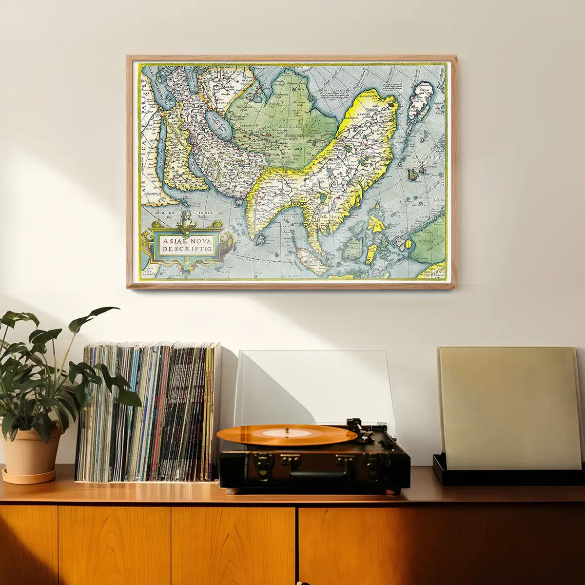 Antique Maps of Asia Abraham Ortelius from 1570