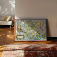 Antique Maps of Asia Abraham Ortelius from 1570