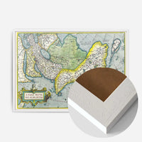 Antique Maps of Asia Abraham Ortelius from 1570