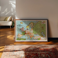 Bacon's standard map of Europe by George Washington Bacon