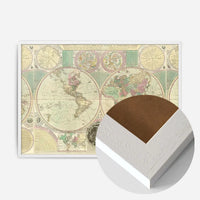 Bowles New and Accurate Map of the World by Dialing