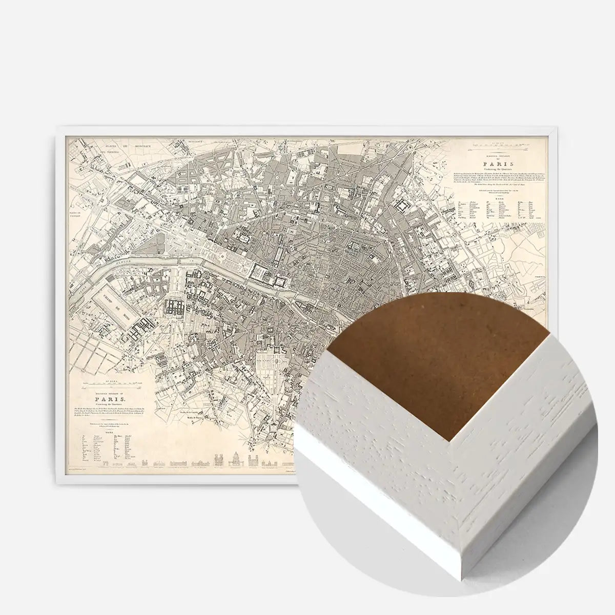 Eastern Division Of Paris 1834 By W B Clarke And James Shury