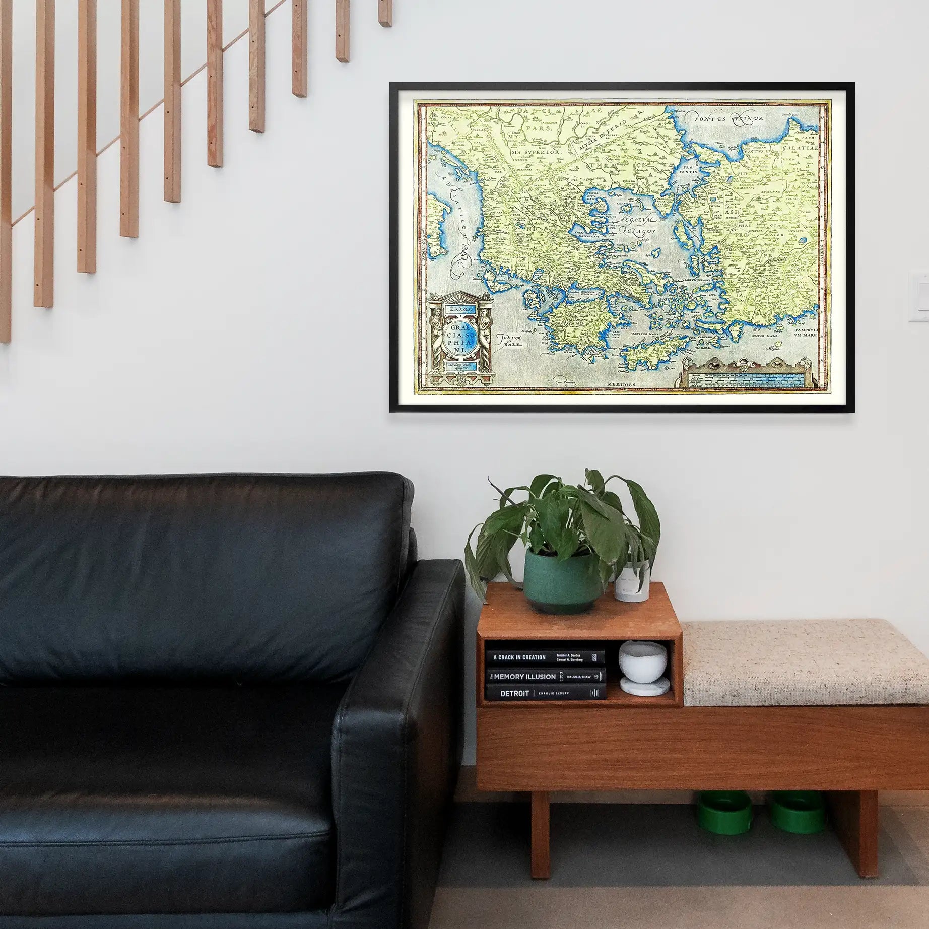 Vintage Map Of Greece By Abraham Ortelius