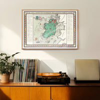 Irish Free State & Northern Ireland Map from 1929 By Macdonald Gil