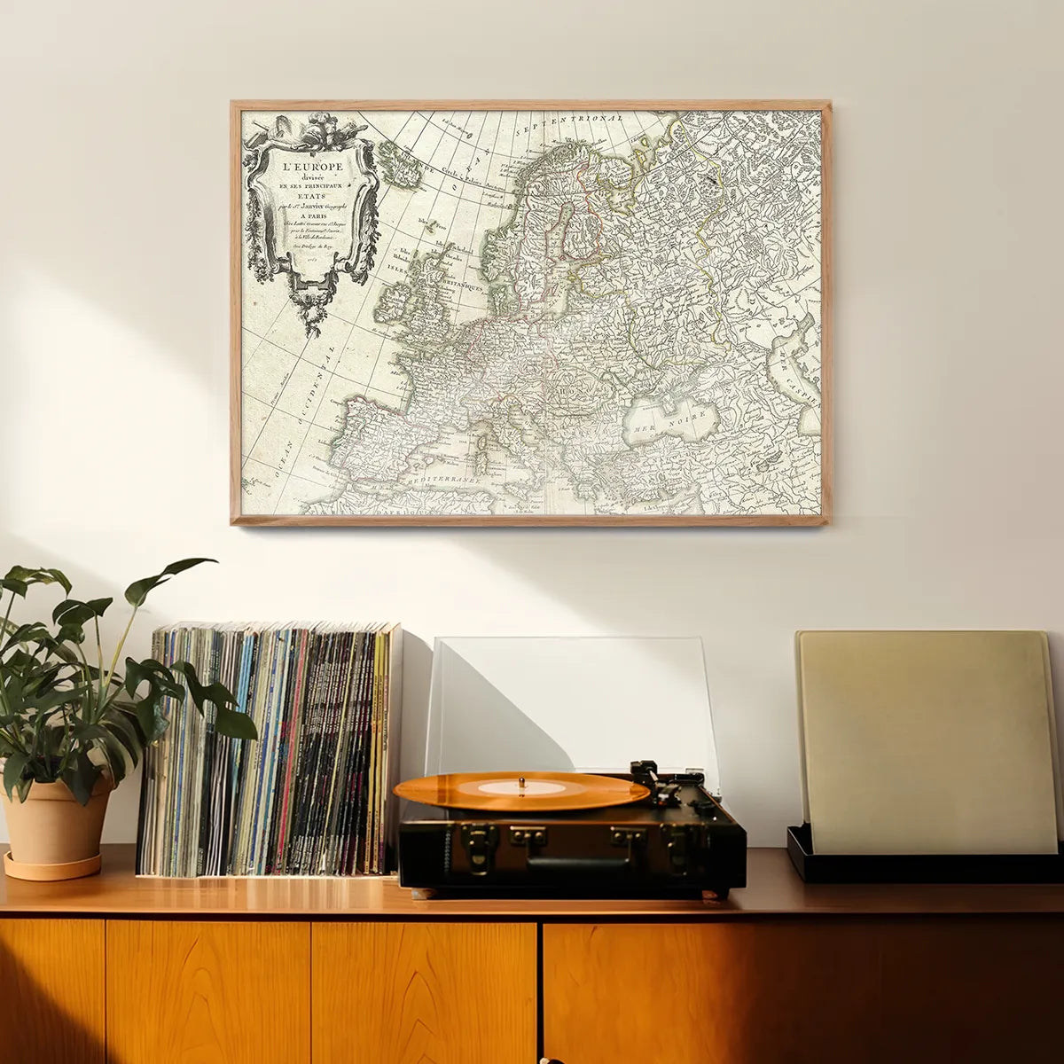 1782 Janvier Map Of Europe