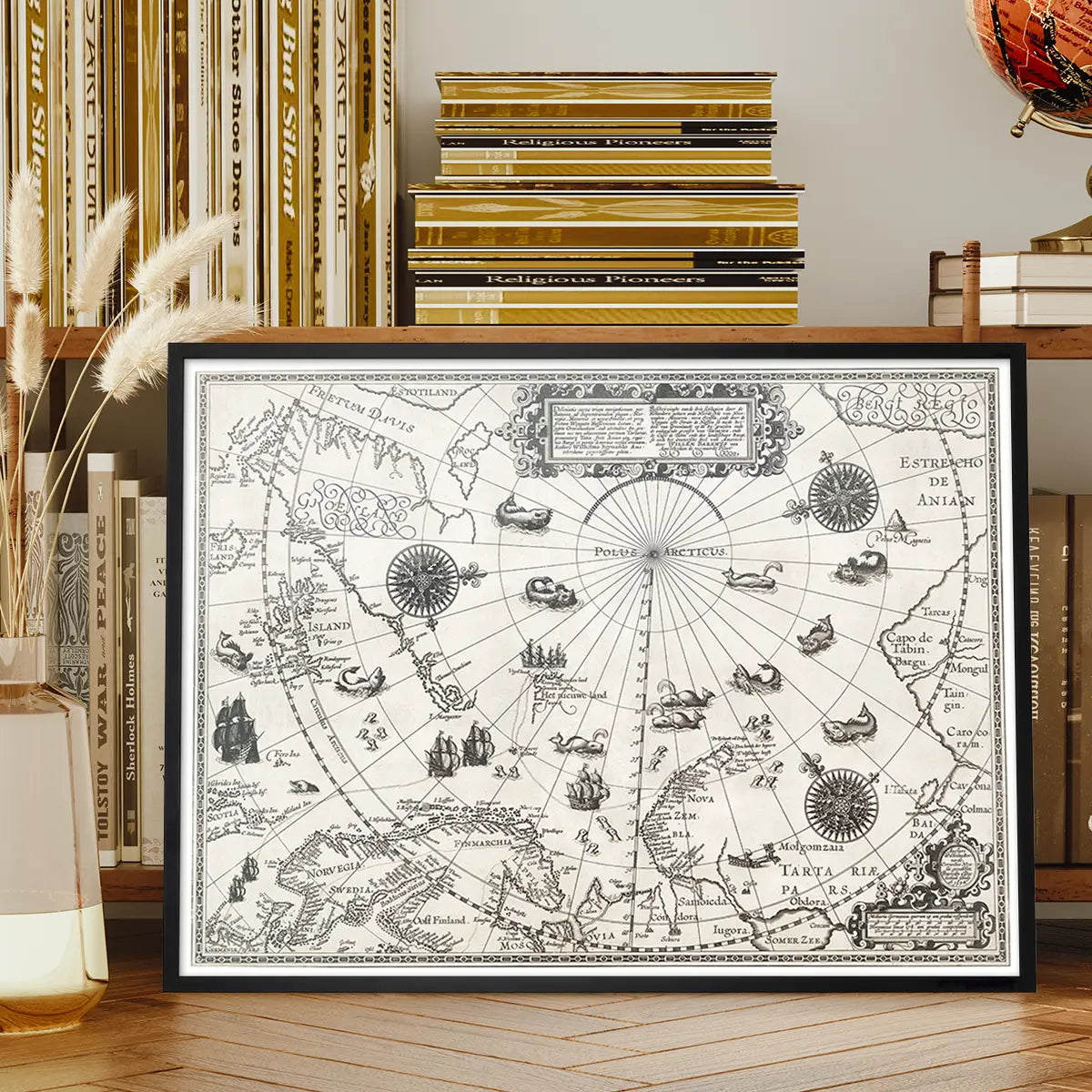 Map Of The Arctic from 1598
