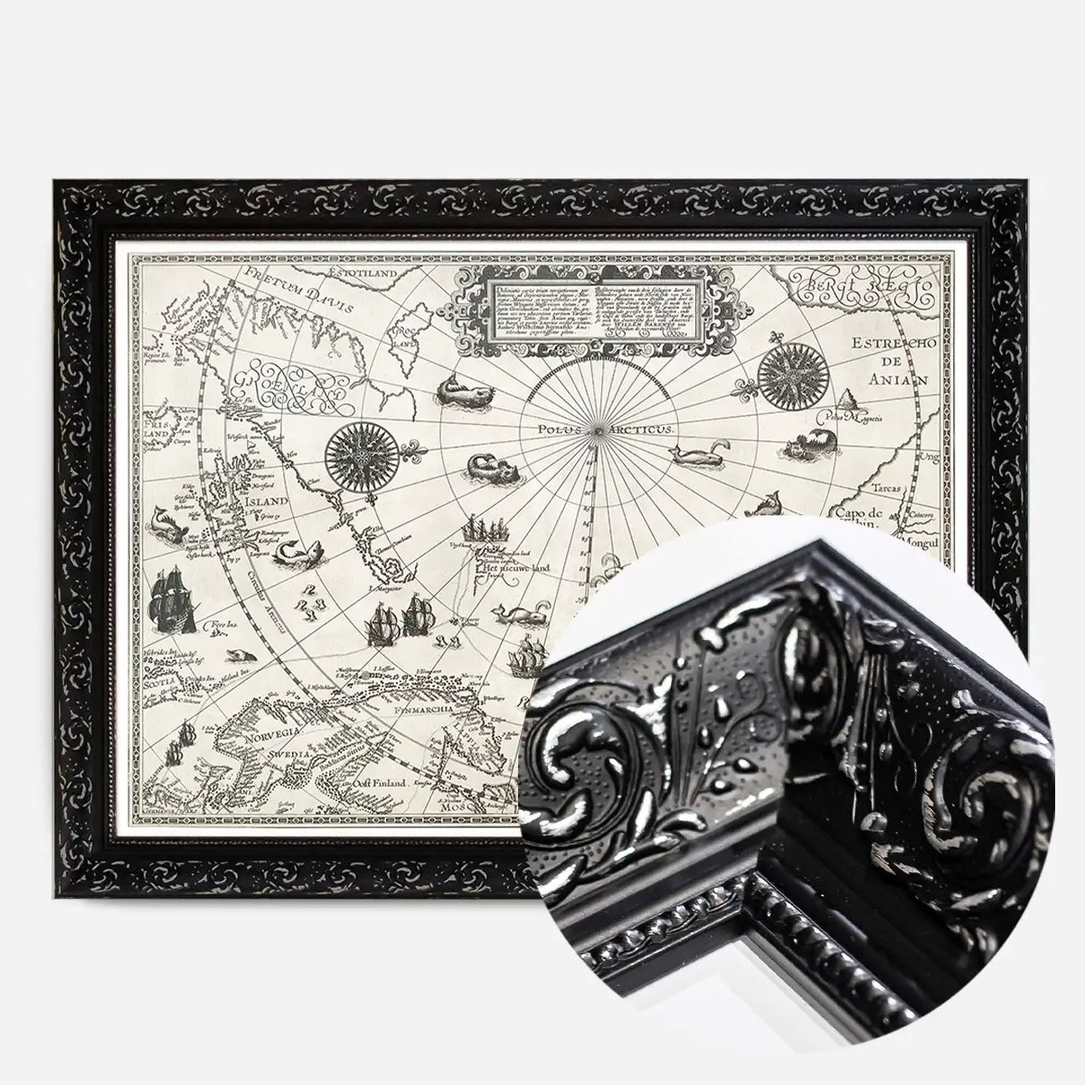Map Of The Arctic from 1598