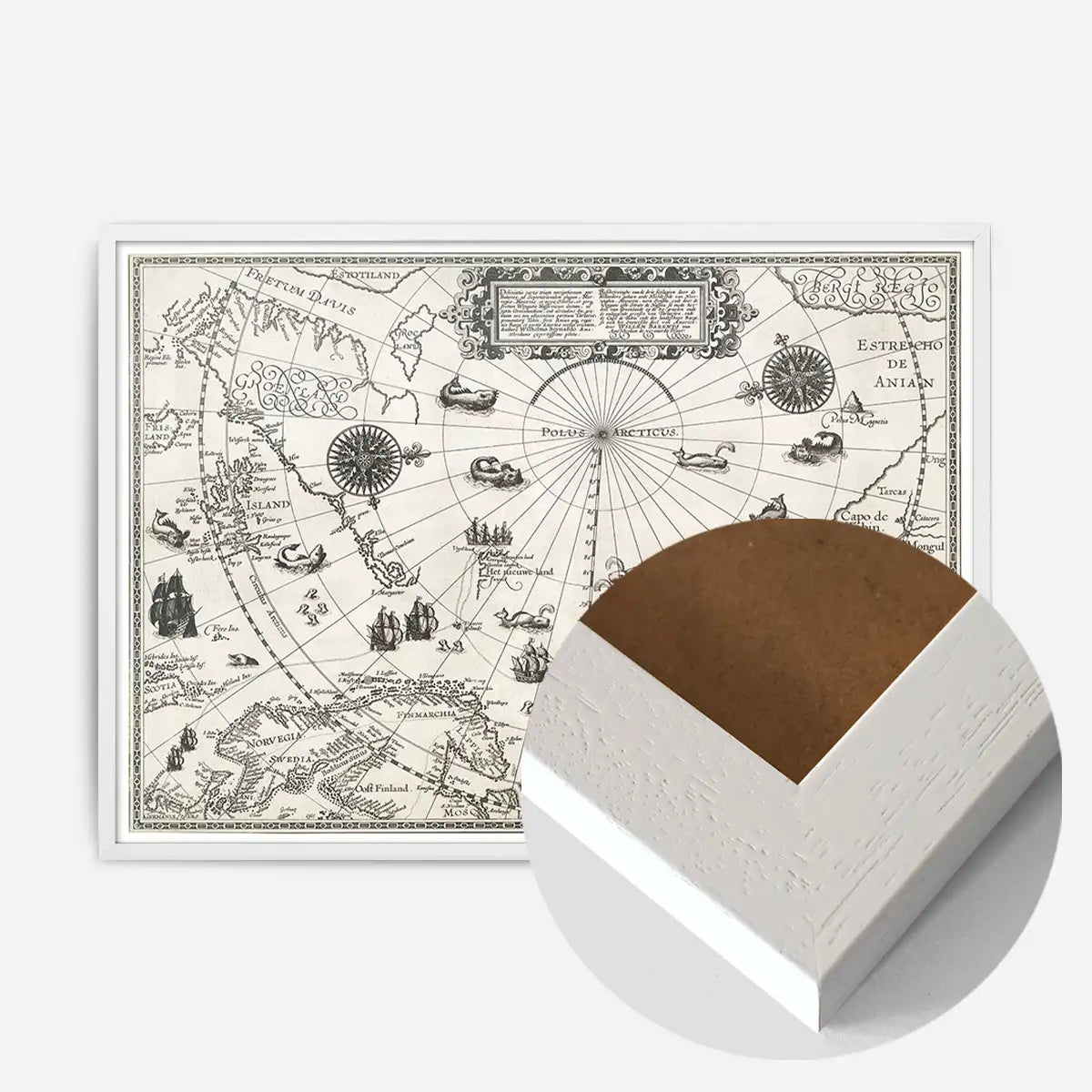 Map Of The Arctic from 1598