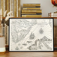 Vintage Oceanic Map