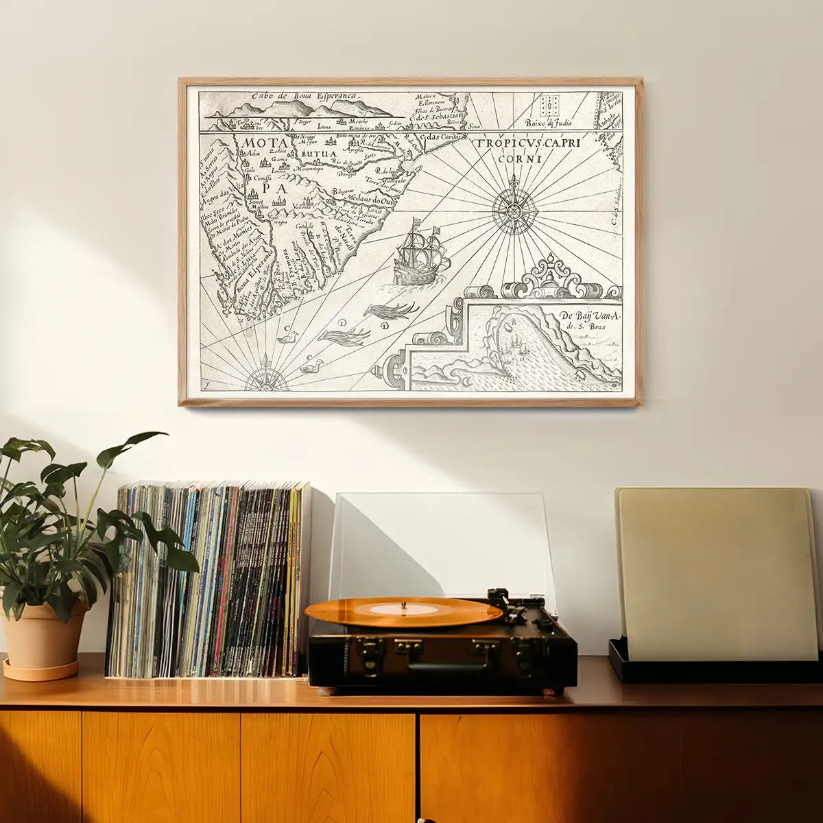 Vintage Oceanic Map