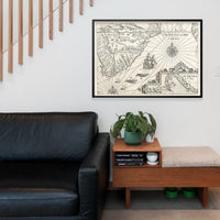 Vintage Oceanic Map