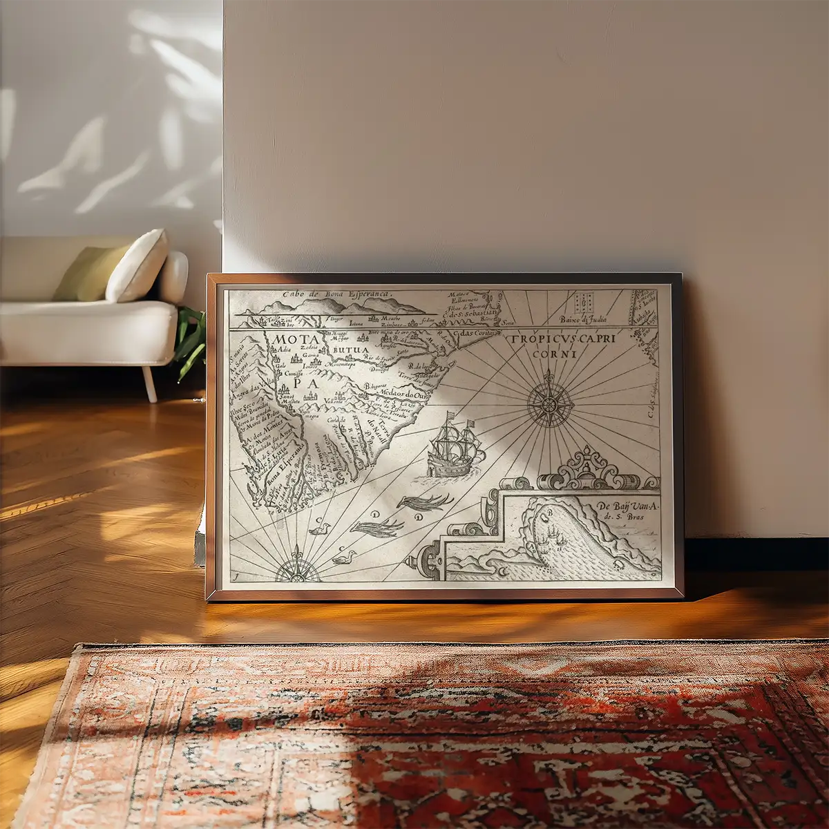 Vintage Oceanic Map