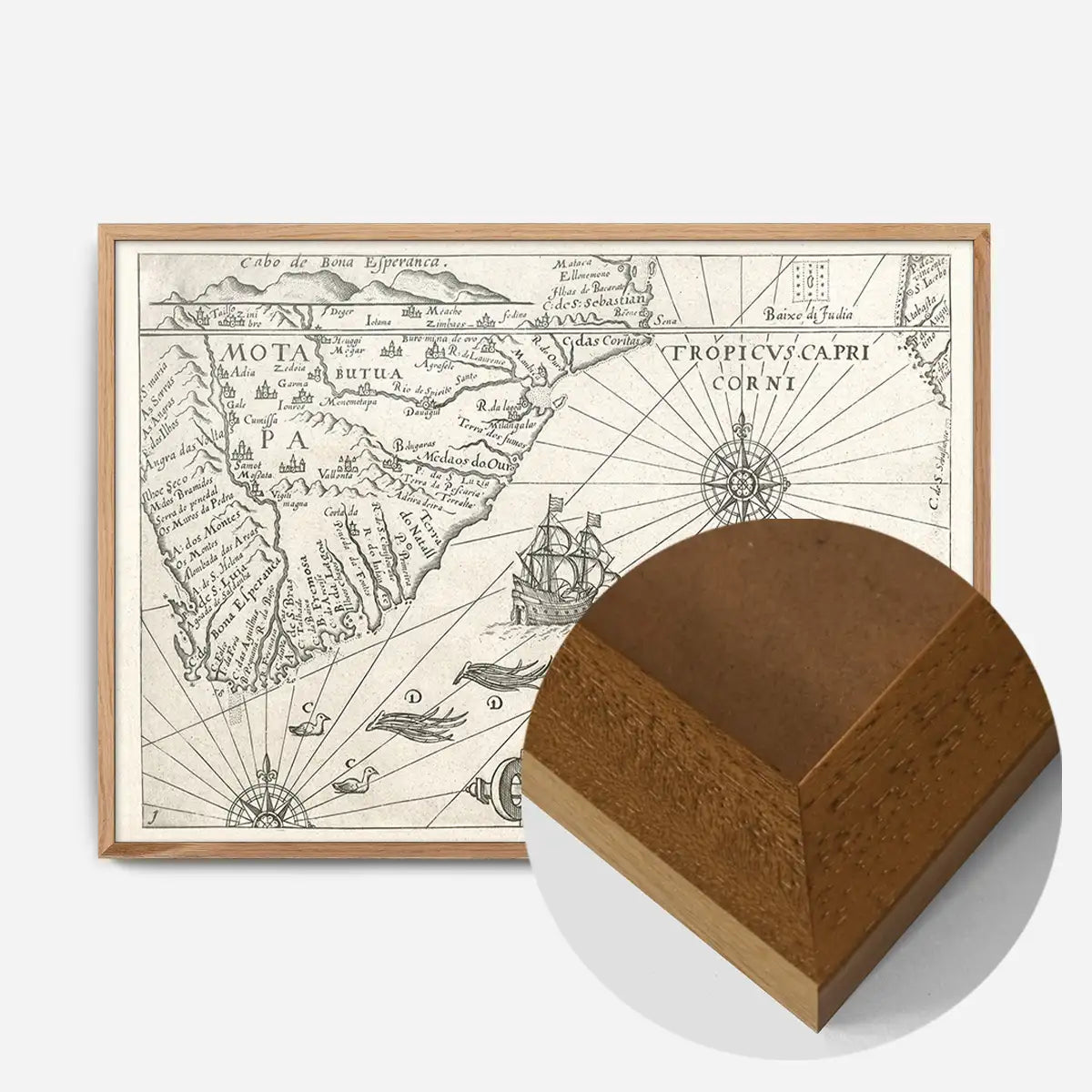 Vintage Oceanic Map