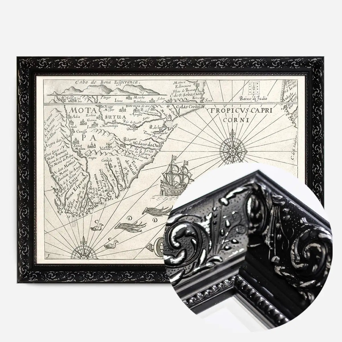 Vintage Oceanic Map