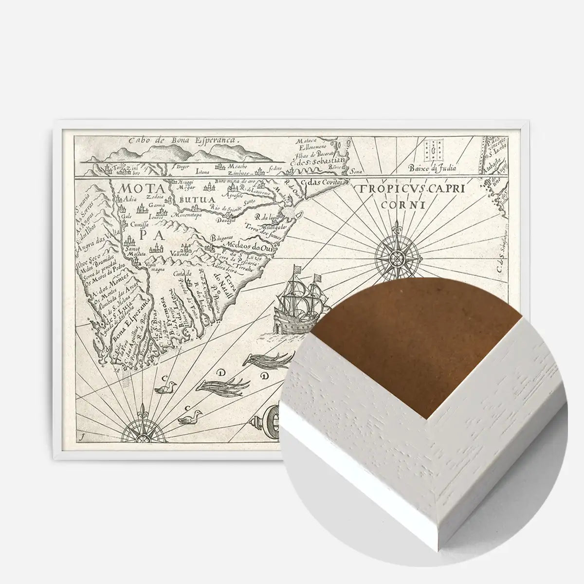Vintage Oceanic Map